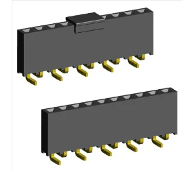 2.00mm PCB Socket Single Row SMD B1(2) Type with Cap.(H=6.35)